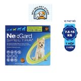  NexGard SPECTRA ( Hộp 3 viên)- Viên nhai phòng & trị nội, ngoại ký sinh (ve, rận, bọ chét, ghẻ Demodex, giun sán)cho Chó 