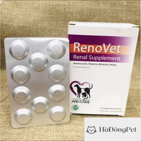  Bổ Thận Renovet cho Chó Mèo(1 vỉ) 