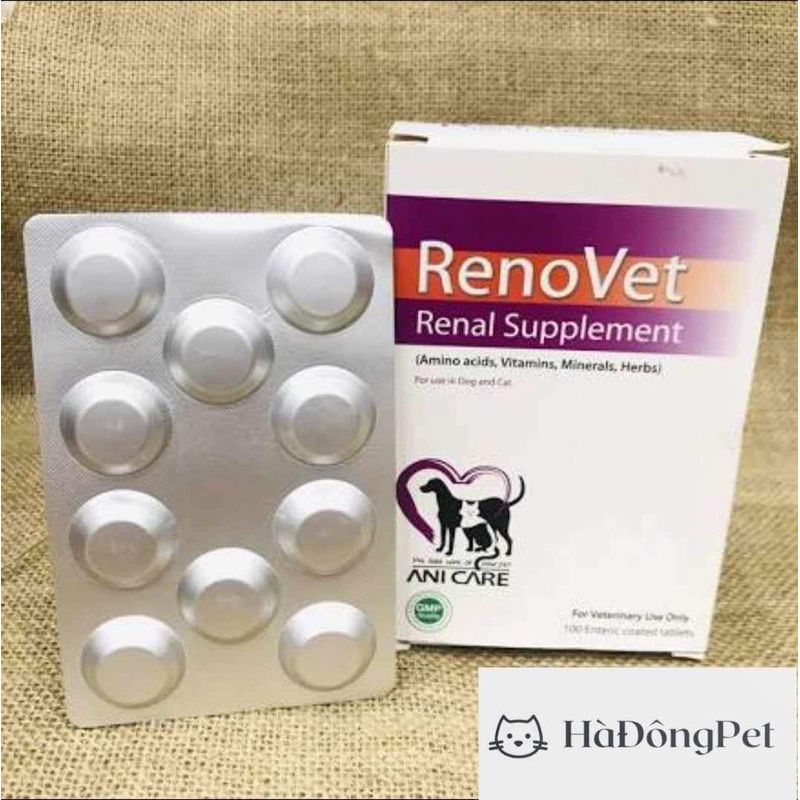  Bổ Thận Renovet cho Chó Mèo(1 vỉ) 