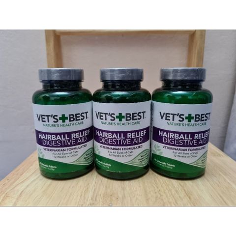  HairBall Vet's Best - loại bỏ búi lông, tiêu lông cho Mèo của bạn 