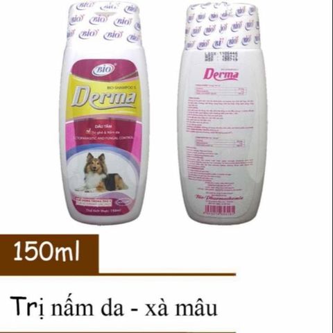  SỮA TẮM - BIO DERMA- TRỊ NẤM,GHẺ CHO CHÓ MÈO 