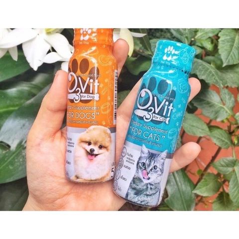  Siro O3Vit ăn ngon, bổ sung dinh dưỡng, mượt lông, trị biếng ăn cho chó mèo 