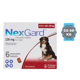  NexGard(1 viên) - Viên nhai diệt Ve Rận, Bọ chét, Ghẻ dành cho chó size từ 2-50kg 