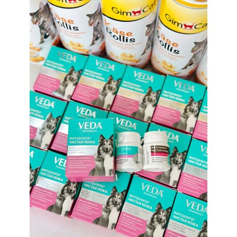  Veda Nấm - hỗ trợ viêm da các vấn đề về da và lông, ngừa nấm cho chó mèo 