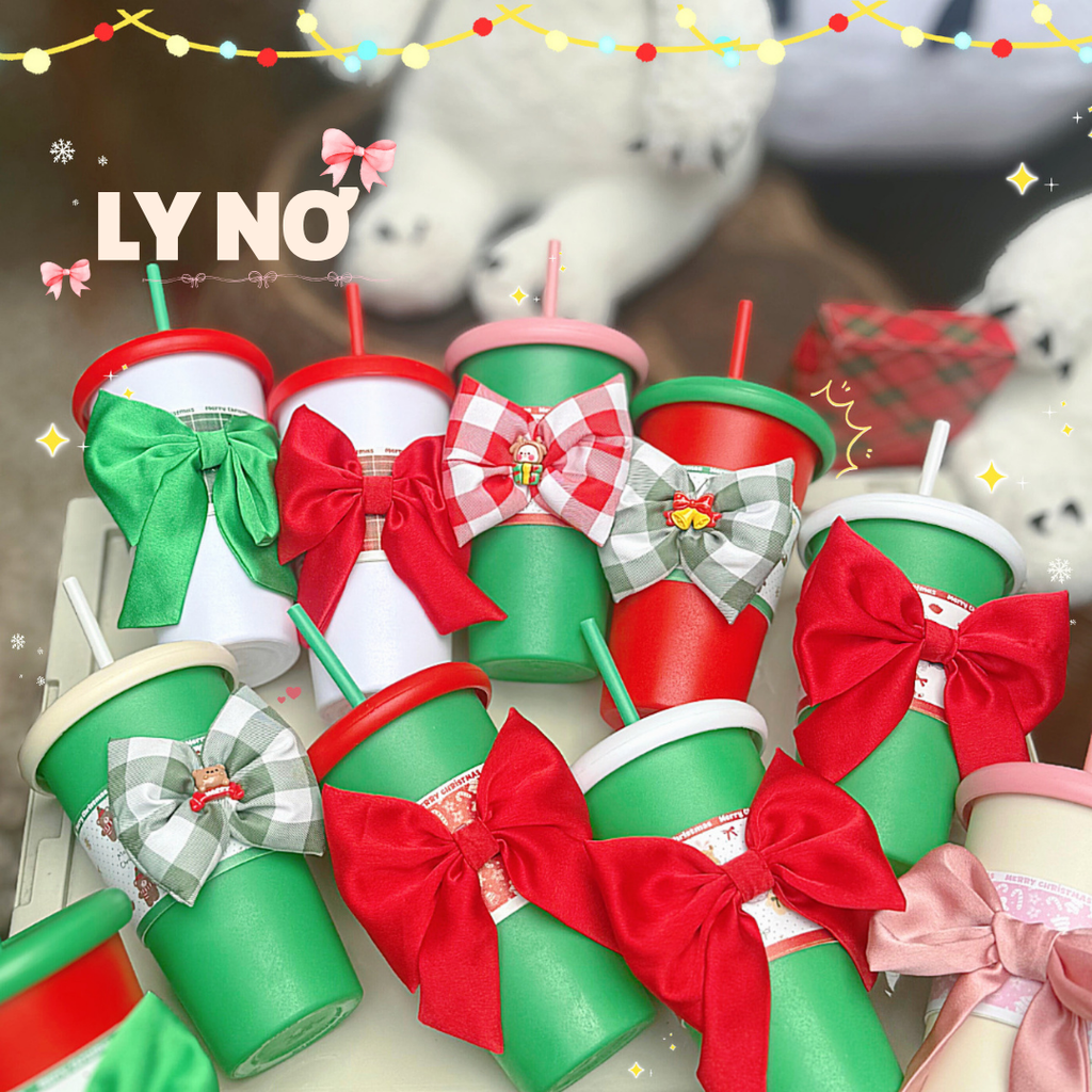  Ly Sỉ Sẵn Hoạ Tiết Nơ Giáng Sinh 