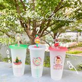  Ly In 3D Nổi Hoạ Tiết Giáng Sinh 2024 