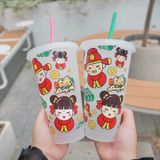  Ly In 3D Nổi Hoạ Tiết Tết 2024 