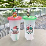  Ly In 3D Nổi Hoạ Tiết Giáng Sinh 2024 