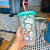  Ly In 3D Nổi Hoạ Tiết Giáng Sinh 2024 