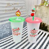  Ly In 3D Nổi Hoạ Tiết Giáng Sinh 2024 