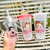  Ly In 3D Nổi Hoạ Tiết Giáng Sinh 2024 