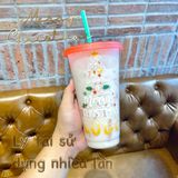  Ly In 3D Nổi Hoạ Tiết Giáng Sinh 2024 