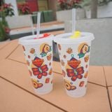  Ly In 3D Nổi Hoạ Tiết Tết 2024 