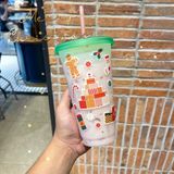  Ly In 3D Nổi Hoạ Tiết Giáng Sinh 2024 