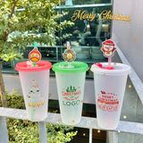  Ly In 3D Nổi Hoạ Tiết Giáng Sinh 2024 