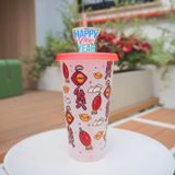  Ly In 3D Nổi Hoạ Tiết Tết 2024 