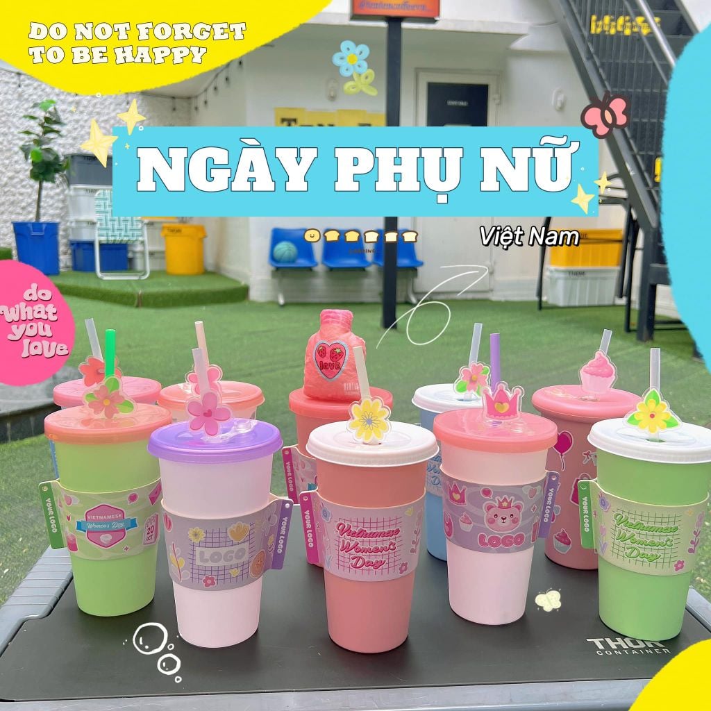  Ly Bọc Bao Da Hoạ Tiết Ngày Phụ Nữ ( 8/3 và 20/10) 