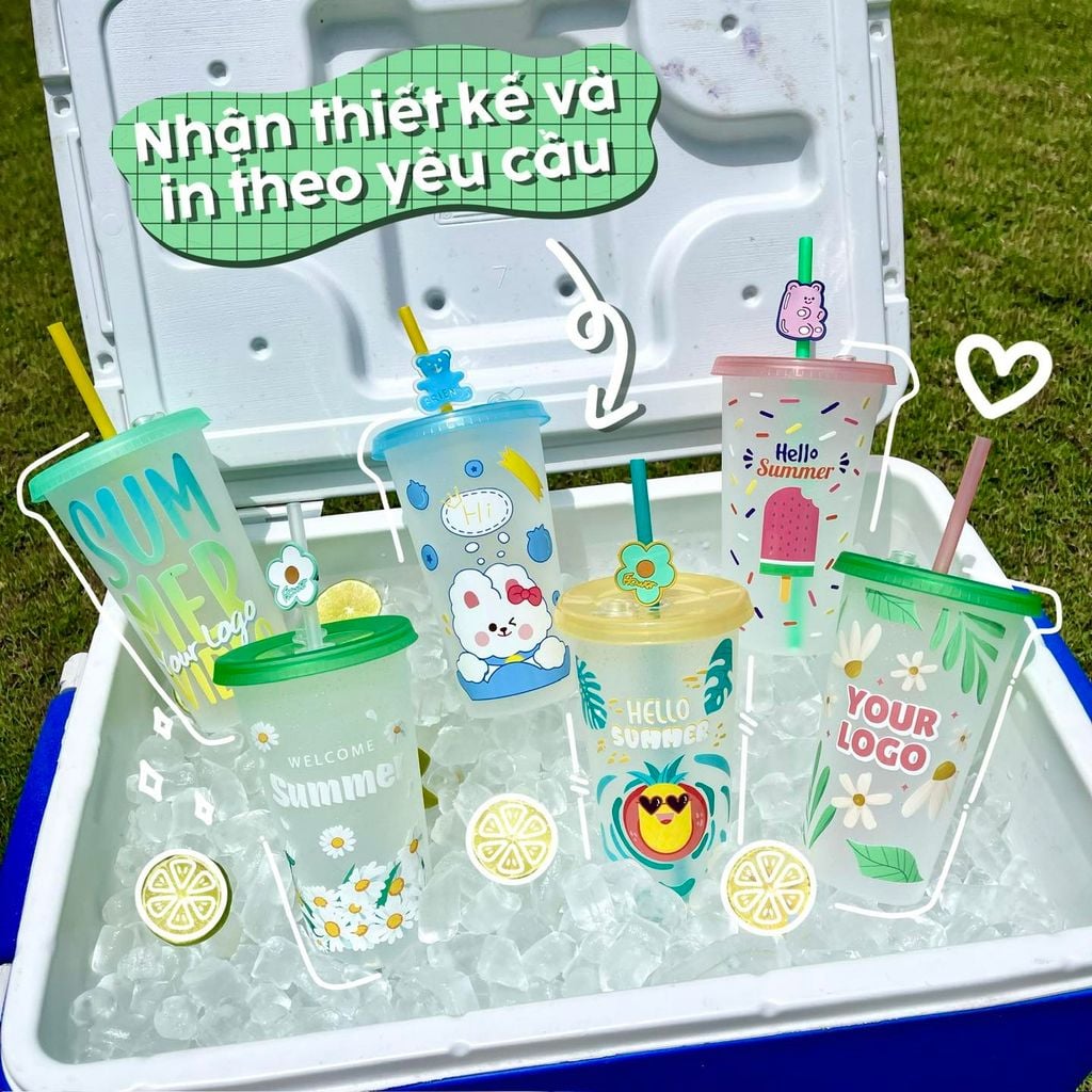  Ly In 3D Nổi Hoạ Tiết Summer 2024 ( Part 2) 