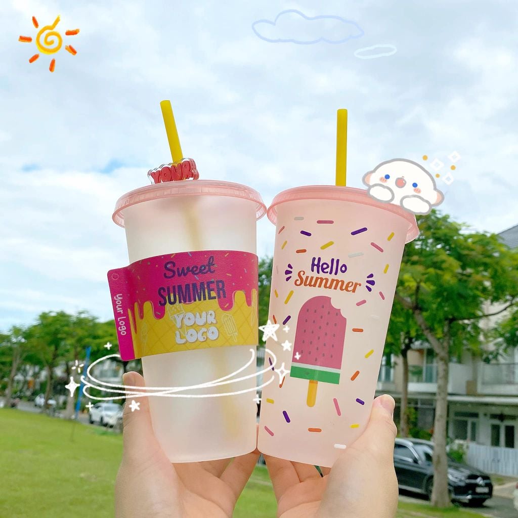  Ly Bọc Bao Da Hoạ Tiết Summer 