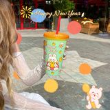  Ly In 3D Nổi Hoạ Tiết Tết 2025 ( BST 01 ) 