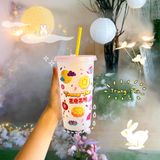  Ly In 3D Nổi Hoạ Tiết Trung Thu 2024 