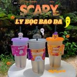  Ly Bọc Bao Da Hoạ Tiết Halloween 