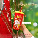  Ly In 3D Nổi Hoạ Tiết Tết 2025 ( BST 01 ) 