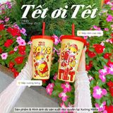  Ly In 3D Nổi Hoạ Tiết Tết 2025 ( BST 01 ) 