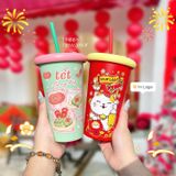  Ly In 3D Nổi Hoạ Tiết Tết 2025 ( BST 01) 