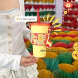  Ly Bọc Bao Da Hoạ Tiết Tết 