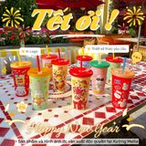  Ly In 3D Nổi Hoạ Tiết Tết 2025 ( BST 01 ) 