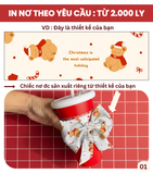  Ly Bọc Bao Da Hoạ Tiết Giáng Sinh 2025 