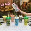 Ly Sỉ Sẵn In 3D Nổi Hoạ Tiết Vũ Trụ Brainrot