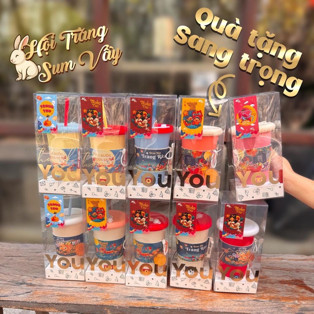  Ly Bọc Bao Da Hoạ Tiết Trung Thu 2025 