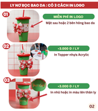  Ly Bọc Bao Da Hoạ Tiết Giáng Sinh 2025 