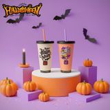  Ly In 3D Nổi Hoạ Tiết Halloween 2025 