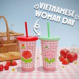  Ly In 3D Nổi Hoạ Tiết Ngày Phụ Nữ ( 8/3 và 20/10) - Mẫu 2025 