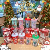  Ly In 3D Nổi Hoạ Tiết Giáng Sinh 2025 