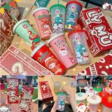  Ly In 3D Nổi Hoạ Tiết Giáng Sinh 2025 