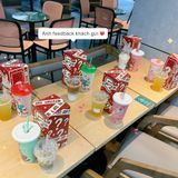  Ly In 3D Nổi Hoạ Tiết Giáng Sinh 2025 