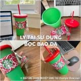  Ly Bọc Bao Da Hoạ Tiết Giáng Sinh 2025 