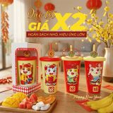  Ly In 3D Nổi Hoạ Tiết Tết 2026 