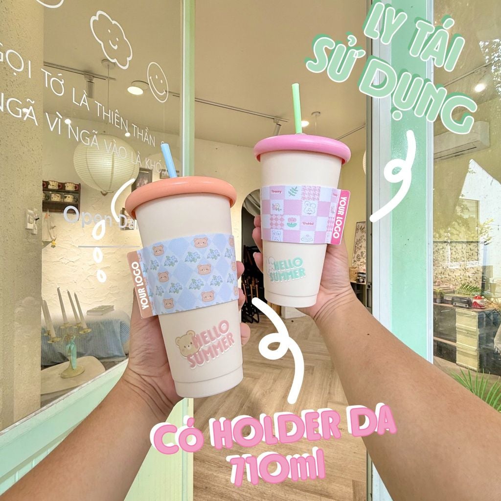  Ly Bọc Bao Da Hoạ Tiết Summer 02 