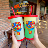  Ly In 3D Nổi Hoạ Tiết Trung Thu 2025 
