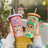  Ly Sỉ Sẵn In 3D Nổi Hoạ Tiết Crybaby 