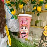  Ly Sỉ Sẵn In 3D Nổi Hoạ Tiết Crybaby 