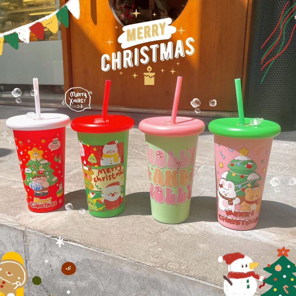  Ly Sỉ Sẵn In 3D Nổi Hoạ Tiết Giáng Sinh Mẫu 04 