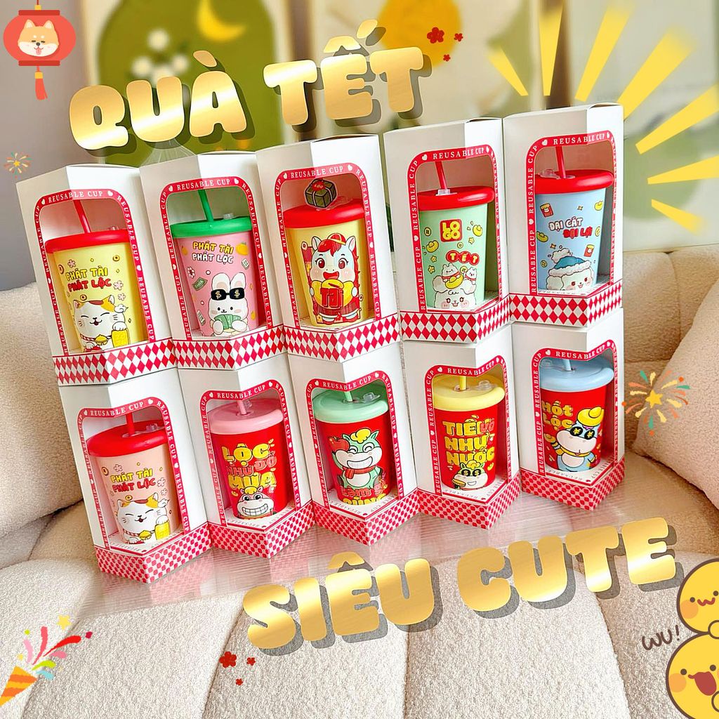  Ly Sỉ Sẵn In 3D Nổi Hoạ Tiết Tết 2026 