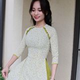  Áo dài Nhí Bèo Cốm dễ thương 