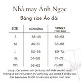  Áo dài Gấm In họa Tiết Nốt Nhạc 